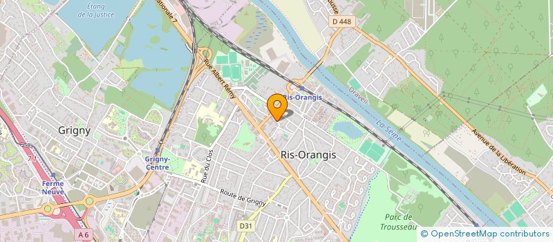 localisation de l'entreprise MADAME GABRIELE SCHALLER  RIS-ORANGIS