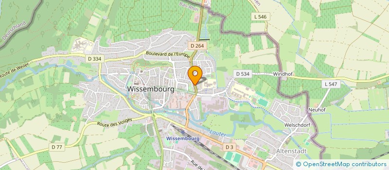 localisation de l'entreprise MADAME GABRIELE SOLTAU à WISSEMBOURG
