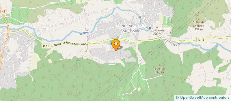 localisation de l'entreprise MADAME GABRIELLA BAERT  SAINTE-ANASTASIE-SUR-ISSOLE