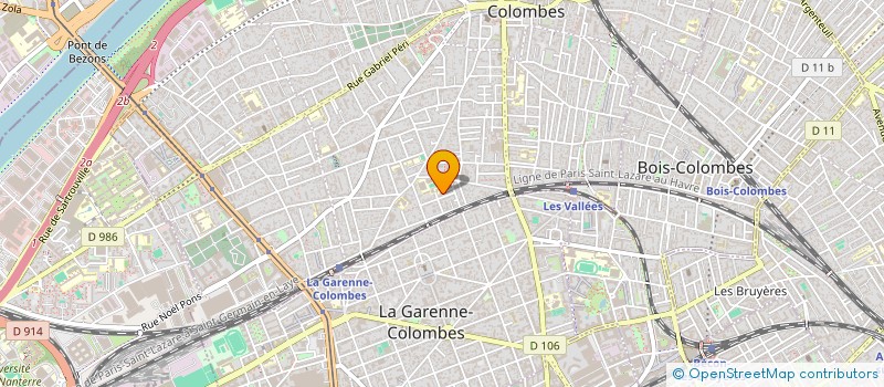 localisation de l'entreprise MADAME GABRIELLA BONNAN à COLOMBES