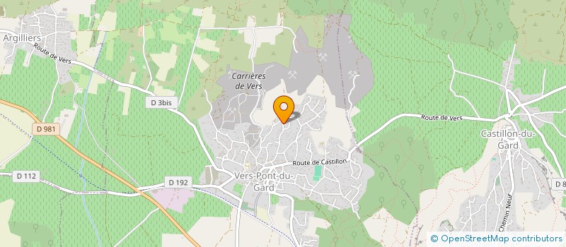localisation de l'entreprise MADAME GABRIELLA COLE  VERS-PONT-DU-GARD