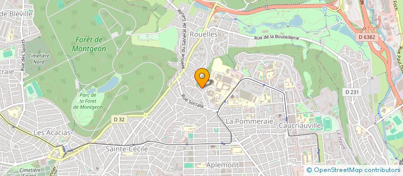 localisation de l'entreprise MADAME GABRIELLA DANI à LE HAVRE