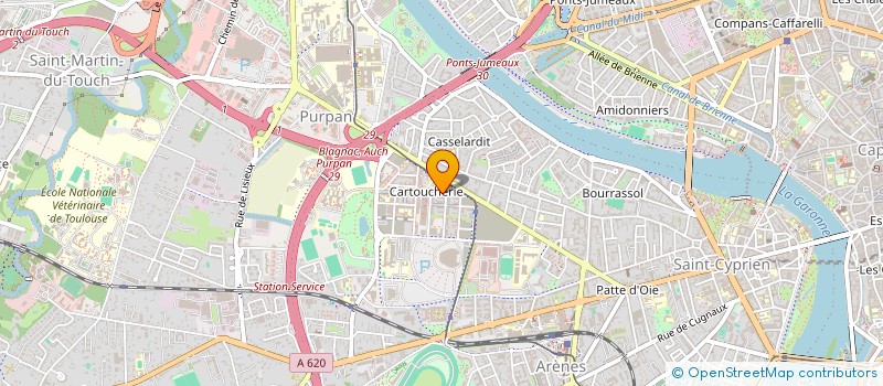localisation de l'entreprise MADAME GABRIELLA DANTAS DOS SANTOS à TOULOUSE