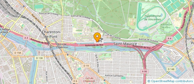 localisation de l'entreprise MADAME GABRIELLA FEUKEU FEUKEU WAKO  SAINT-MAURICE