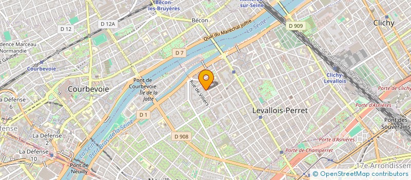 localisation de l'entreprise MADAME GABRIELLA GOMES PEREIRA  LEVALLOIS-PERRET