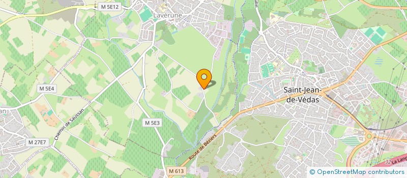 localisation de l'entreprise MADAME GABRIELLA HAFNER  LAVERUNE