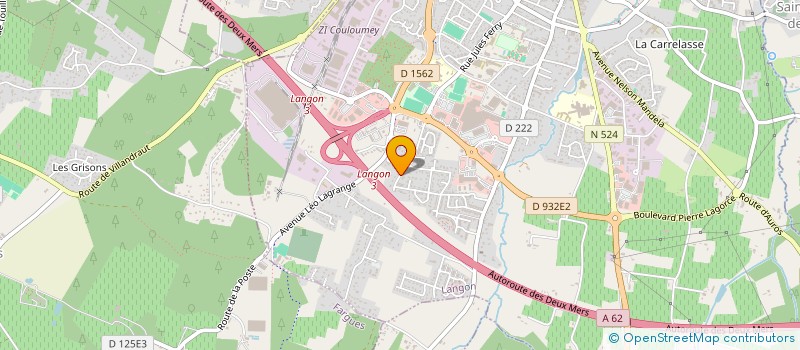 localisation de l'entreprise MADAME GABRIELLA HOOPER  LANGON