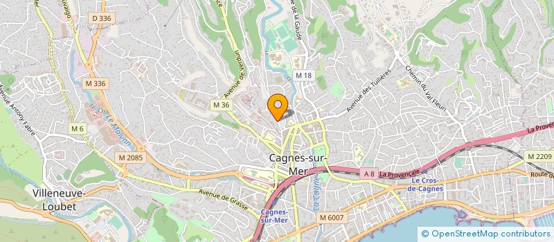 localisation de l'entreprise MADAME GABRIELLA JARRATT à CAGNES-SUR-MER