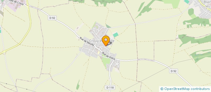 localisation de l'entreprise MADAME GABRIELLA KOKAI  CROUY-EN-THELLE