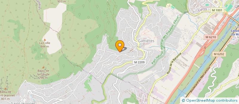 localisation de l'entreprise MADAME GABRIELLA LENTINI  GATTIERES