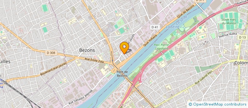 localisation de l'entreprise MADAME GABRIELLA MESONGOLO  BEZONS