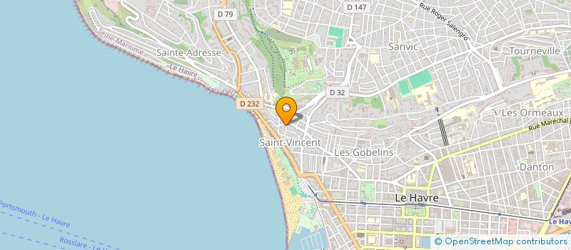 localisation de l'entreprise MADAME GABRIELLA PANTELEI à LE HAVRE