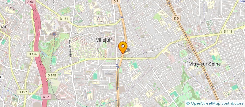localisation de l'entreprise MADAME GABRIELLE ADAM à VILLEJUIF