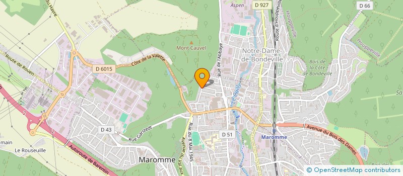 localisation de l'entreprise MADAME GABRIELLE ALLEAUME  MAROMME