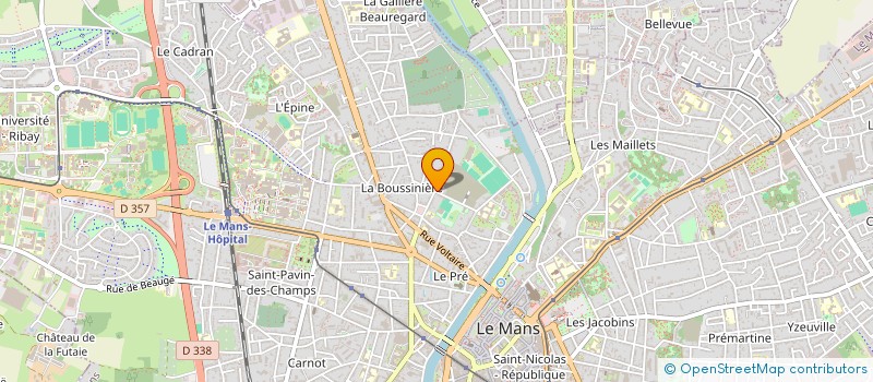 localisation de l'entreprise MADAME GABRIELLE AMINE à LE MANS