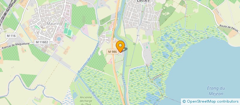 localisation de l'entreprise MADAME GABRIELLE ANDRE à LATTES