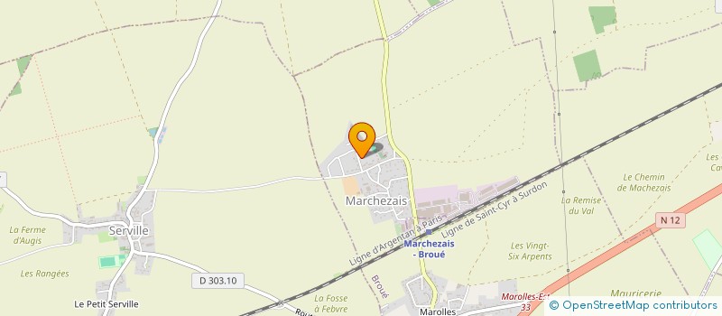 localisation de l'entreprise MADAME GABRIELLE ARISMA  MARCHEZAIS