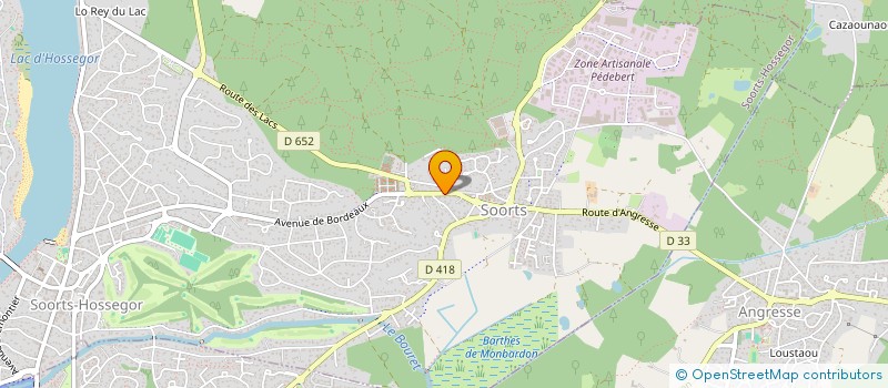 localisation de l'entreprise MADAME GABRIELLE AUDIAU  SOORTS-HOSSEGOR