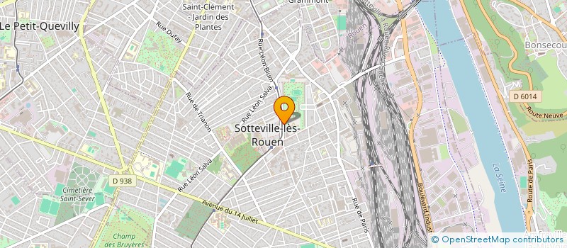 localisation de l'entreprise MADAME GABRIELLE AUVRAY  SOTTEVILLE-LES-ROUEN