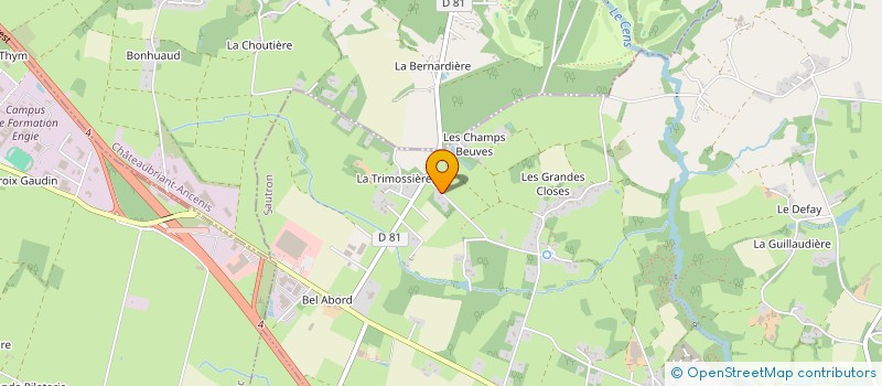 localisation de l'entreprise MADAME GABRIELLE AYRAULT  SAUTRON