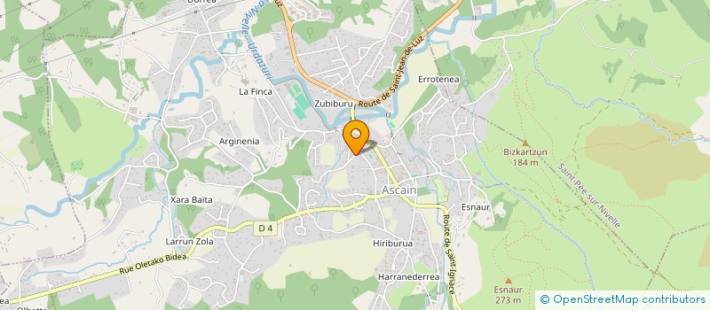 localisation de l'entreprise MADAME GABRIELLE AZPEITIA  ASCAIN