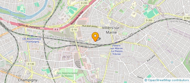 localisation de l'entreprise MADAME GABRIELLE BAMIERE  VILLIERS-SUR-MARNE