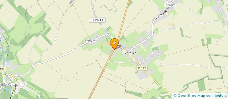 localisation de l'entreprise MADAME GABRIELLE BEAUCHANT  PIHEM