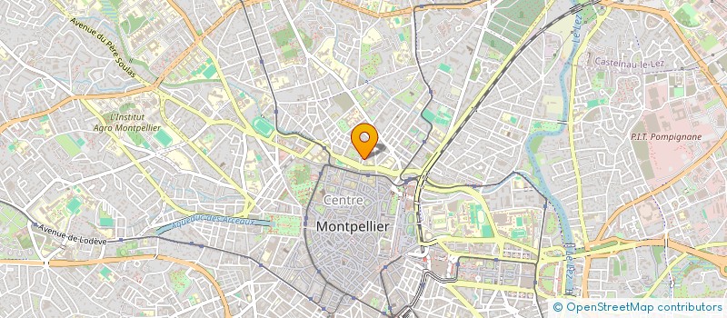 localisation de l'entreprise MADAME GABRIELLE BECARD à MONTPELLIER
