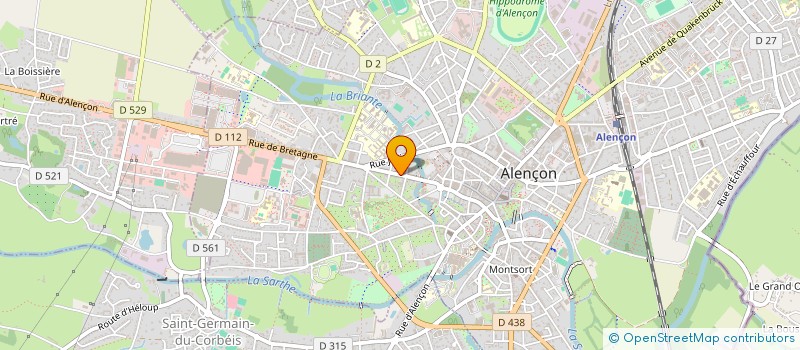 localisation de l'entreprise MADAME GABRIELLE BEZIER à ALENCON