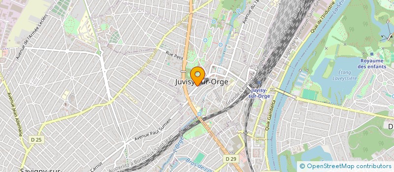 localisation de l'entreprise MADAME GABRIELLE BICHOT à JUVISY-SUR-ORGE