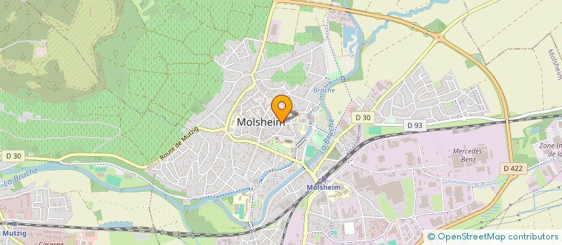 localisation de l'entreprise MADAME GABRIELLE BIENASSIS  MOLSHEIM