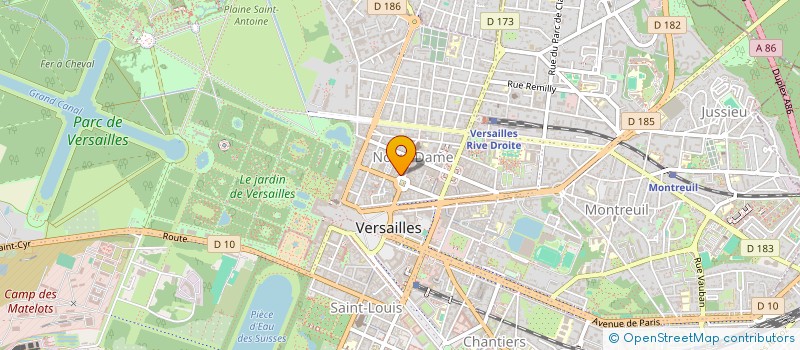 localisation de l'entreprise MADAME GABRIELLE BISCHOFF à VERSAILLES