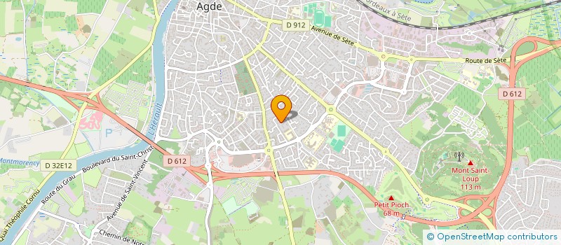 localisation de l'entreprise MADAME GABRIELLE BLACHE  AGDE