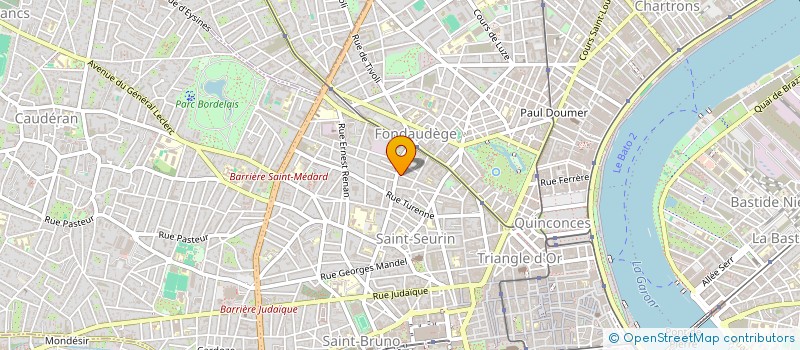 localisation de l'entreprise MADAME GABRIELLE BLAZE  BORDEAUX