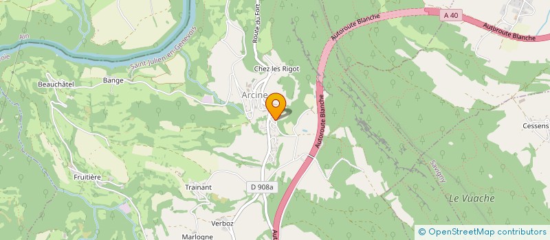 localisation de l'entreprise MADAME GABRIELLE BONNEFOY  CHENE-EN-SEMINE