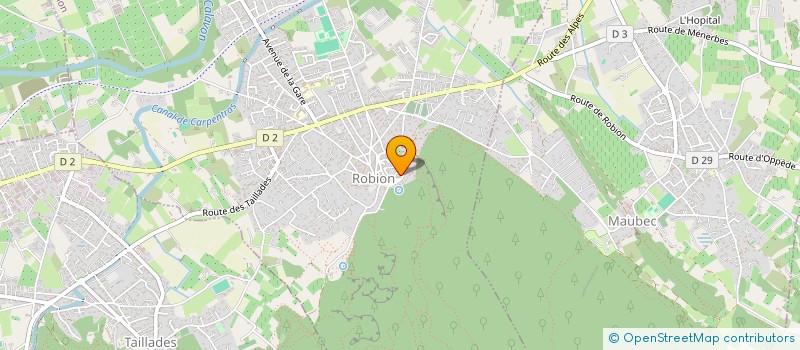 localisation de l'entreprise MADAME GABRIELLE BONNET  ROBION