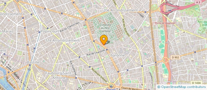 localisation de l'entreprise MADAME GABRIELLE BOU HABIB  PARIS