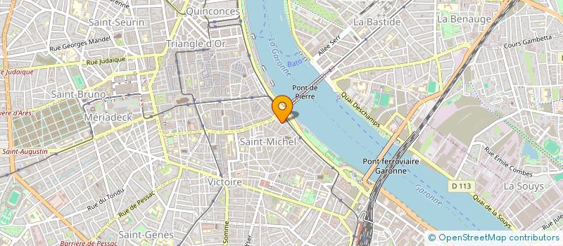 localisation de l'entreprise MADAME GABRIELLE BOUNDOU à BORDEAUX