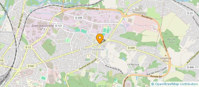 localisation de l'entreprise MADAME GABRIELLE BOYER  L'ISLE-D'ESPAGNAC