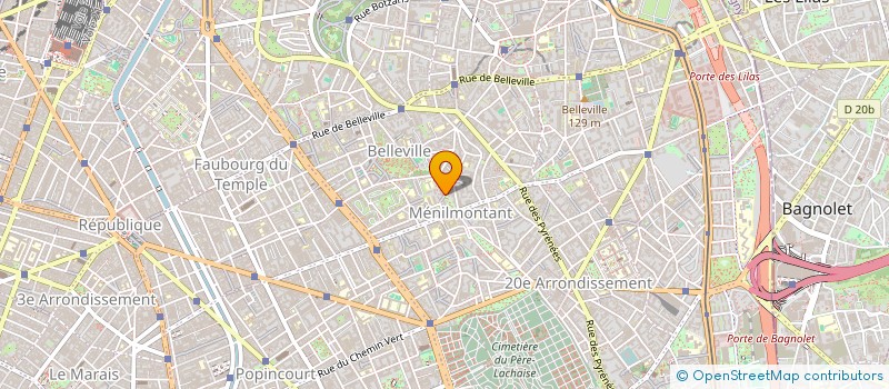 localisation de l'entreprise MADAME GABRIELLE BROSSIER POULLARD  PARIS