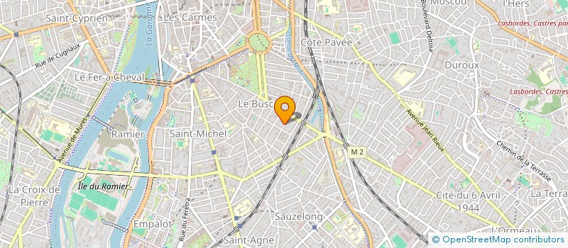 localisation de l'entreprise MADAME GABRIELLE BROUSSET à TOULOUSE