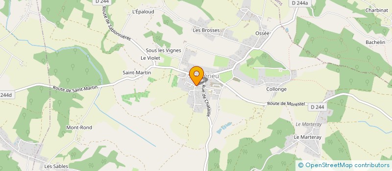 localisation de l'entreprise MADAME GABRIELLE BRUNEL-MORAIS  SERMERIEU