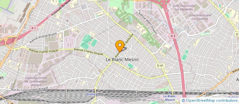 localisation de l'entreprise MADAME GABRIELLE BURGER à LE BLANC-MESNIL