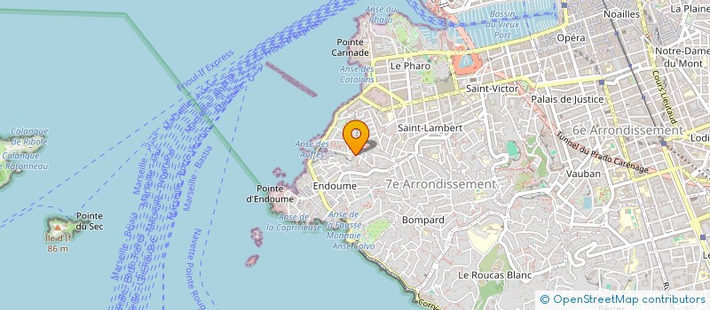 localisation de l'entreprise MADAME GABRIELLE CANCHON  MARSEILLE