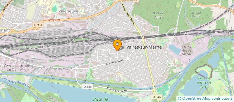 localisation de l'entreprise MADAME GABRIELLE CARRE  VAIRES-SUR-MARNE