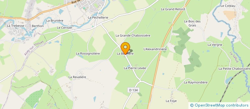 localisation de l'entreprise MADAME GABRIELLE CAVALIER à LE TALLUD