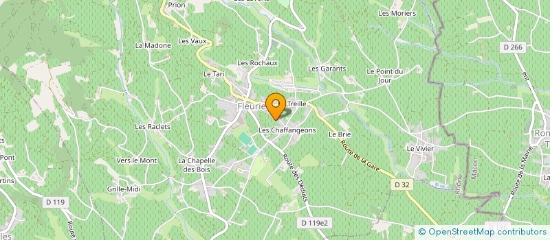 localisation de l'entreprise MADAME GABRIELLE CHABERT à FLEURIE