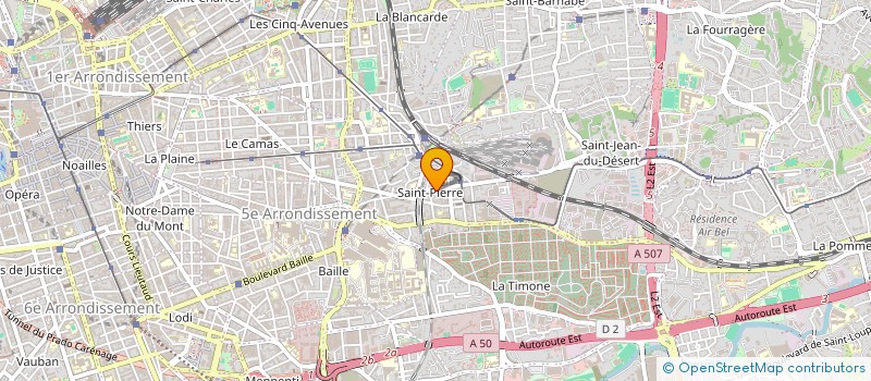 localisation de l'entreprise MADAME GABRIELLE CHAIX à MARSEILLE