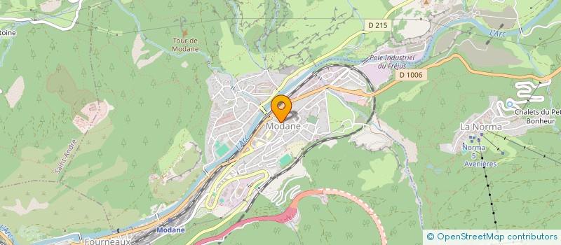 localisation de l'entreprise MADAME GABRIELLE CHARVOZ à MODANE