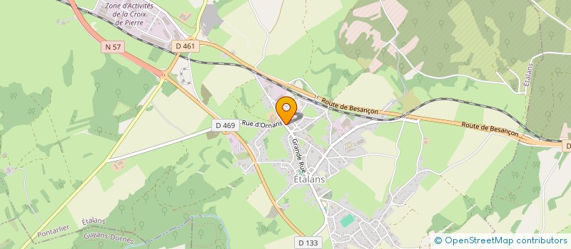 localisation de l'entreprise MADAME GABRIELLE CHICHERY  LES PREMIERS SAPINS